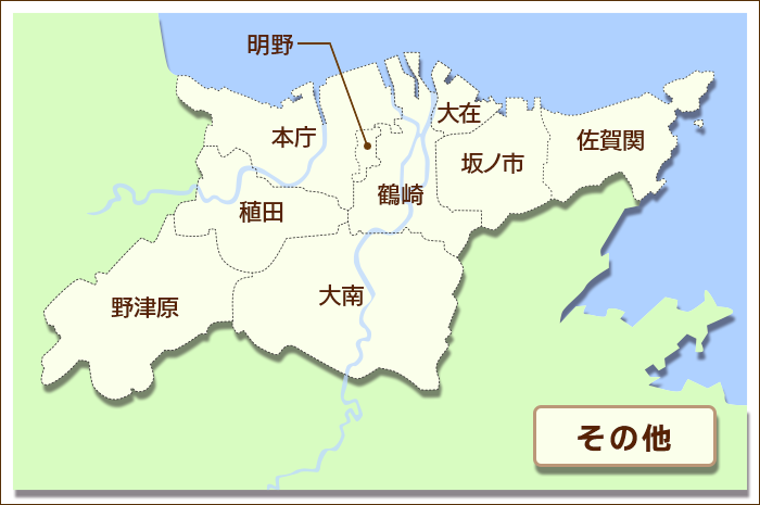 成田市の地図